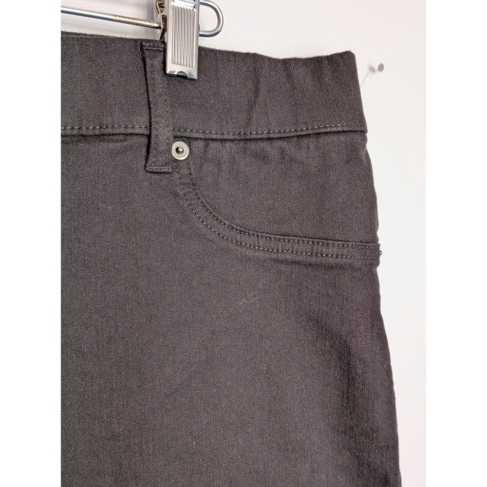 Time and Tru Womens Black High Rise Capri (NWT)Pull On Stretch Pants Size 18W - Picture 3 of 7